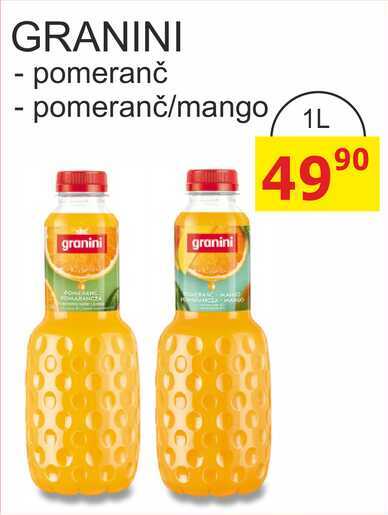 GRANINI pomeranč/mango 1L 