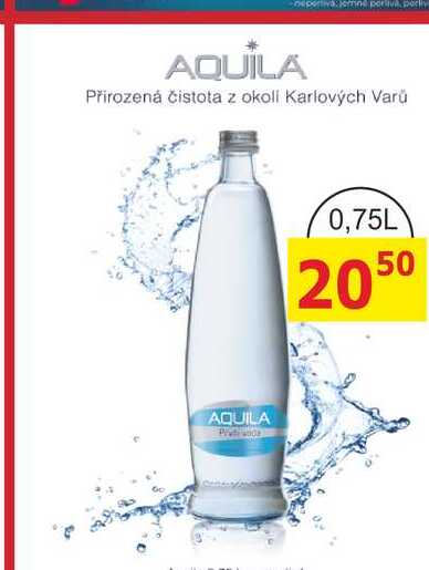 Aquila Aqualinea Pramenitá voda 0,75L sklo