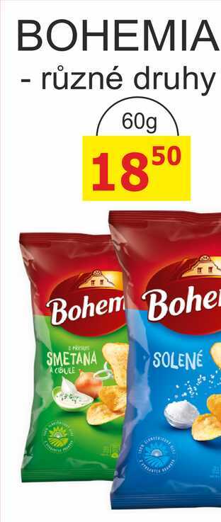 BOHEMIA - různé druhy 60g 