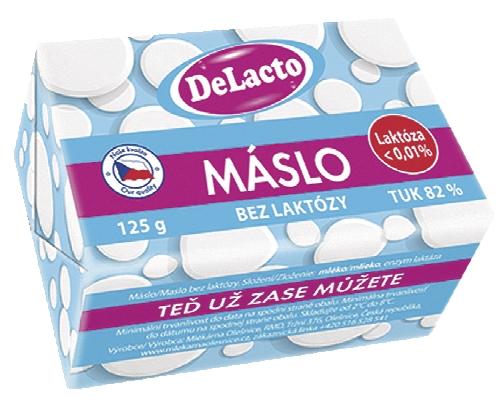 DeLacto Máslo, 125 g