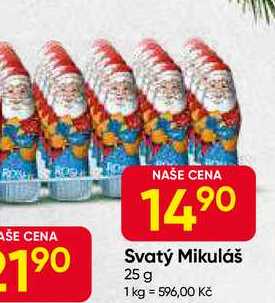 Svatý Mikuláš 25 g 