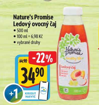 Nature's Promise Ledový ovocný čaj  500 ml  
