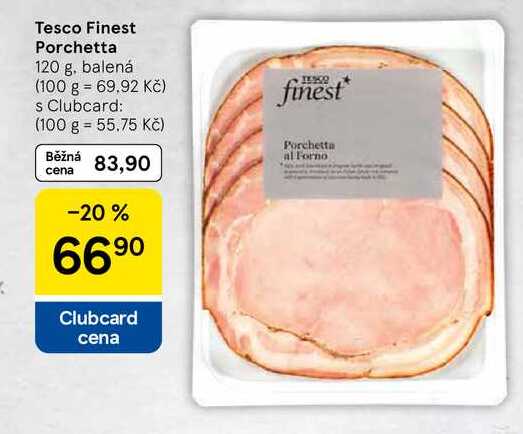 Tesco Finest Porchetta, 120 g, balená 