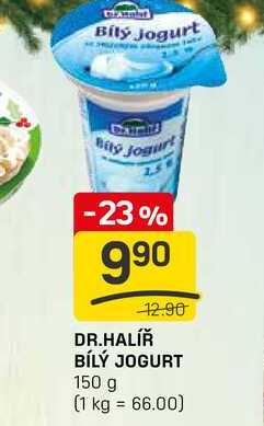 DR.HALÍŘ BÍLÝ JOGURT 150 g