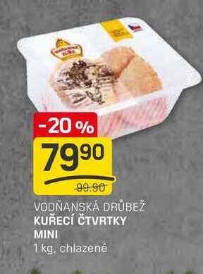 KUŘECÍ ČTVRTKY MINI 1 kg, chlazené 
