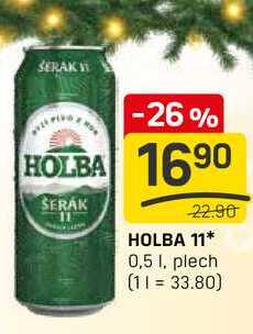 HOLBA 11 0,5 l, plech