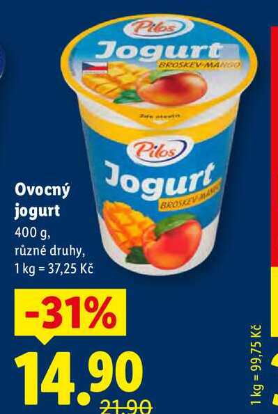 Ovocný jogurt, 400 g