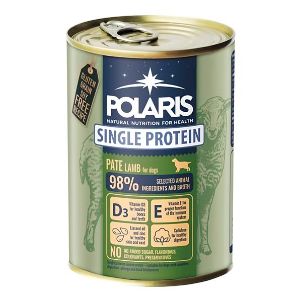 Polaris Single Protein Paté konzerva pro psy jehněčí
