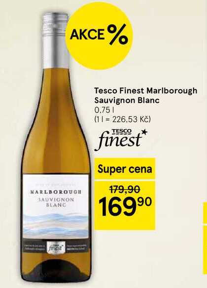 Tesco Finest Marlborough Sauvignon Blanc, 0.75 l
