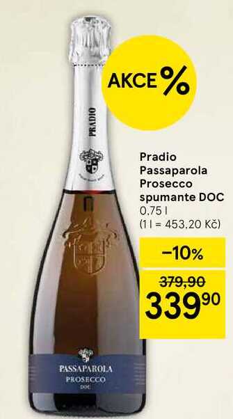 Pradio Passaparola Prosecco spumante DOC, 0.75 l