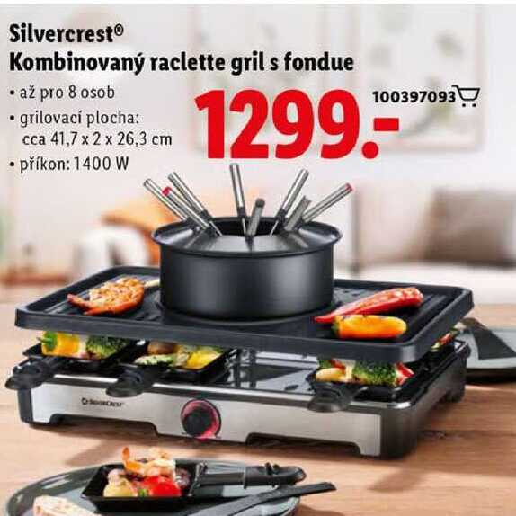 Silvercrest Kombinovaný raclette gril s fondue