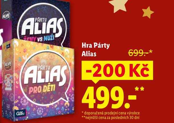 ALIAHra Párty Alias