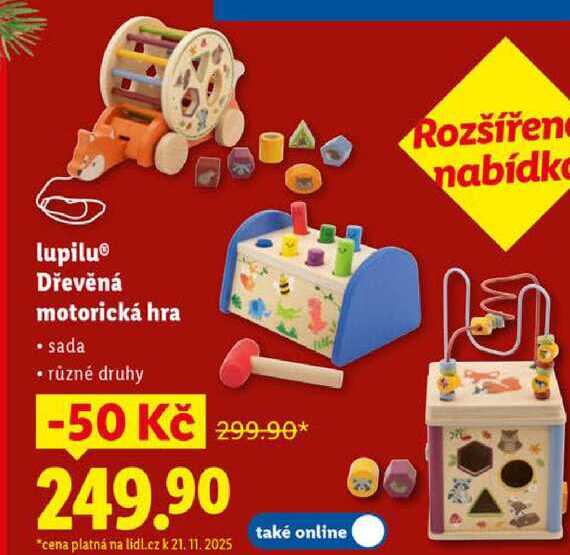 lupilu Dřevěná motorická hra 