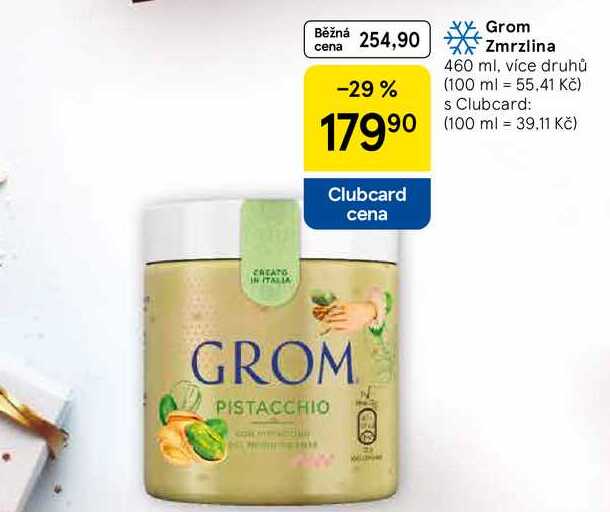 Grom Zmrzlina, 460 ml, více druhů 