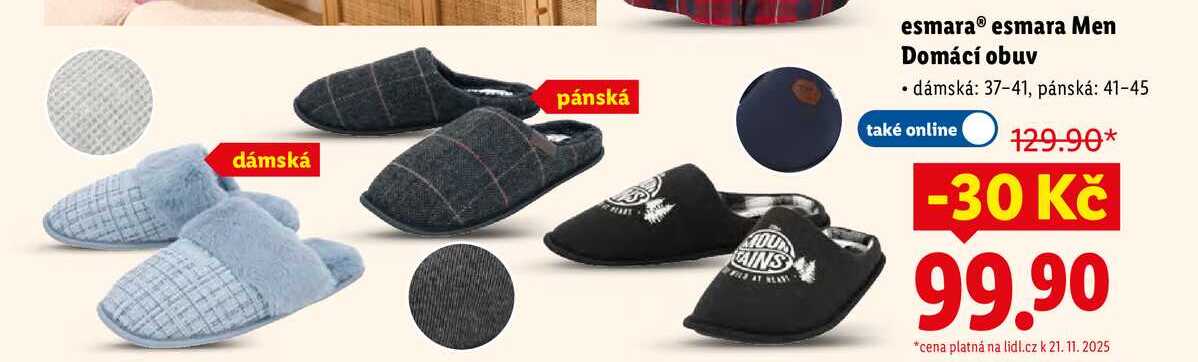 esmara esmara Men Domácí obuv