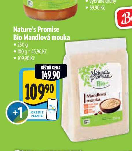  Nature's Promise Bio Mandlová mouka  250g 