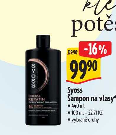  Syoss Sampon na vlasy 440 ml 