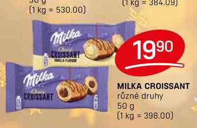 MILKA CROISSANT různé druhy 50 g 