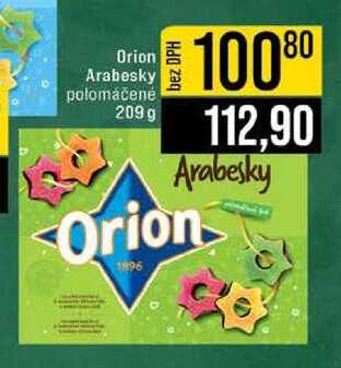 Orion Arabesky polomáčené 209 g 