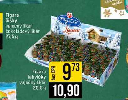 Figaro lahvičky vaječný likér 25.5g 