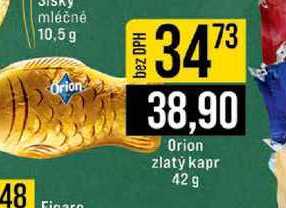 Orion zlatý kapr 42g 