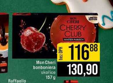 Mon Cheri bonboniera skořice 157 g