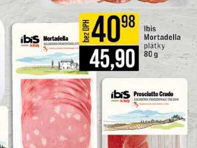 lbis Mortadella plátky 80 g 