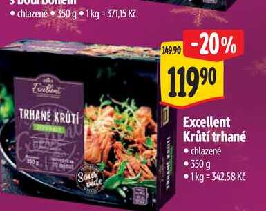 Excellent Krůtí trhané 350 g