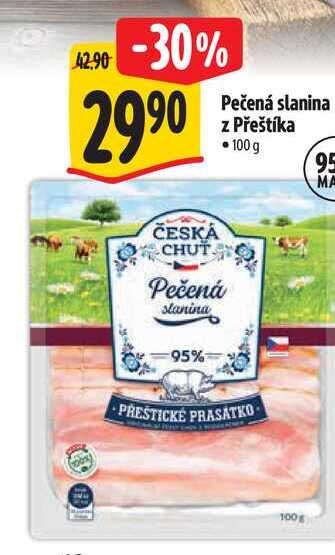   Pečená slanina z Přeštíka  100g 