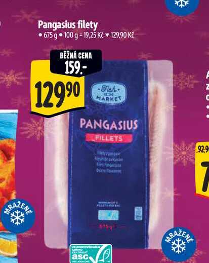 Pangasius filety 675 g