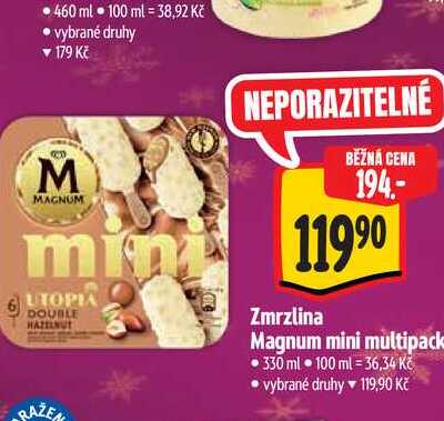   Zmrzlina Magnum mini multipack 330 ml   