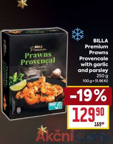 BILLA Premium Prawns Provencale with garlic and parsley 250 g 