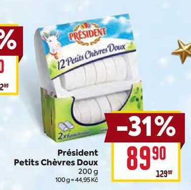 Président Petits Chèvres Doux 200 g 