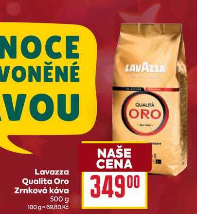 Lavazza Qualita Oro Zrnková káva 500 g