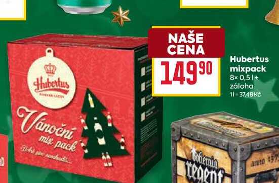 Hubertus mixpack 8× 0,5l