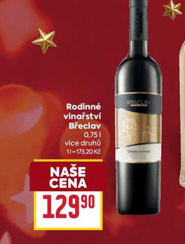 Rodinné vinařství Břeclav 0,75l