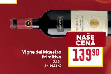 Vigne del Maestro Primitivo 0,75l