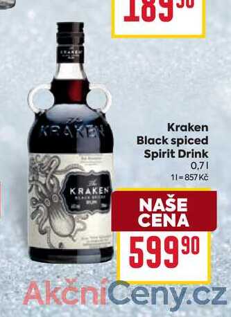 Kraken Black spiced Spirit Drink 0,7l