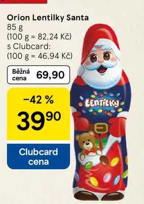 Orion Lentilky Santa, 85 g 