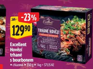 Excellent Hovězí trhané s bourbonem, 350 g