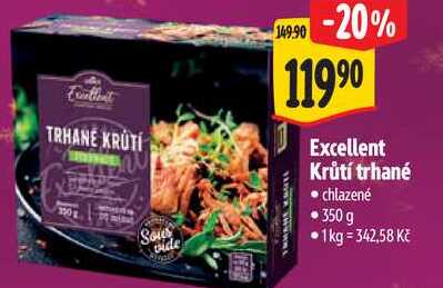 Excellent Krůtí trhané, 350 g