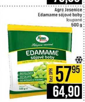 Agro Jesenice Edamame sójové boby loupané 500 g 