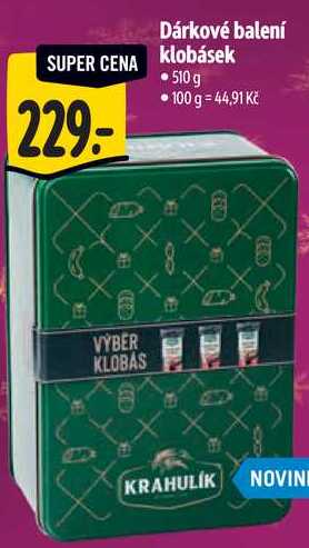 Dárkové balení klobásek, 510 g