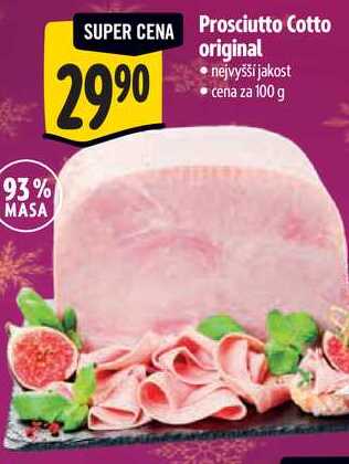 Prosciutto Cotto original, cena za 100 g