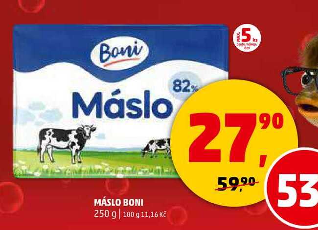 MÁSLO BONI, 250 g