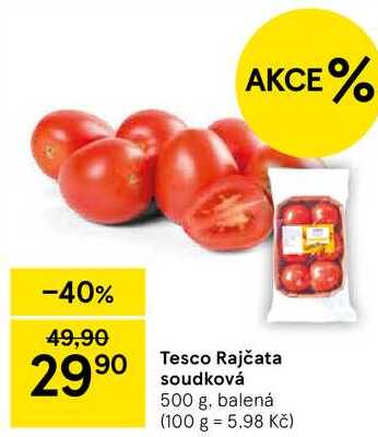 Tesco Rajčata soudková, 500 g, balená 