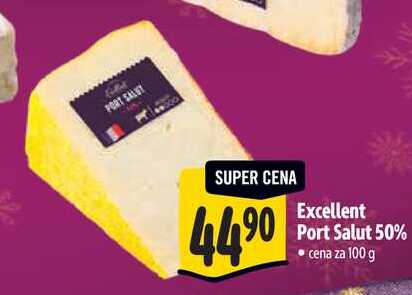 Excellent Port Salut 50% • cena za 100 g