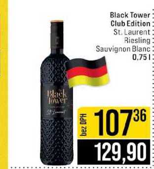 Black Tower Club Edition St. Laurent Riesling Sauvignon Blanc 0,75l