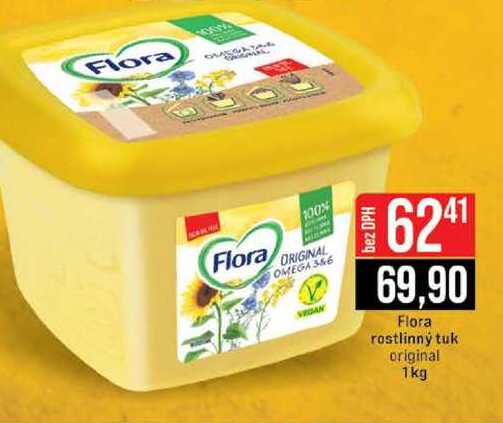 Flora rostlinný tuk original 1kg