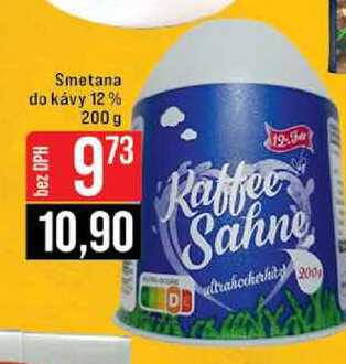 Smetana do kávy 12% 200 g